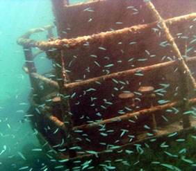 Shipwreck near El Gouna, Egypt