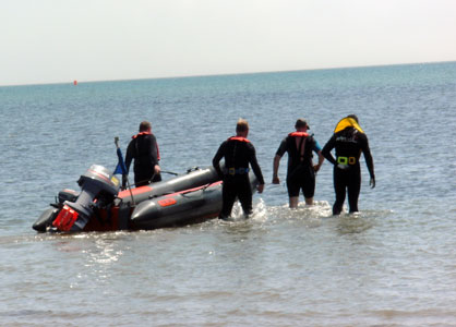 The boys depart